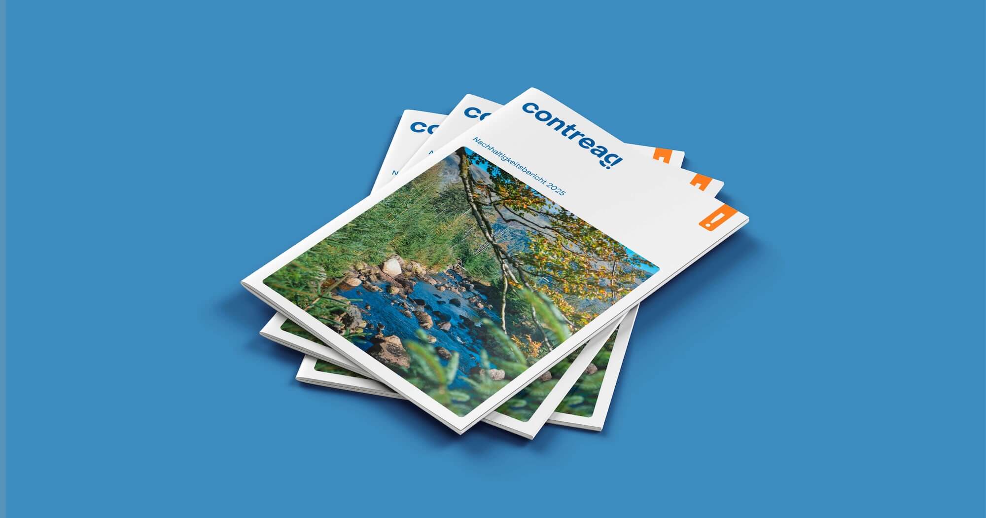 Cover des Contreag Nachhaltigkeitsberichts