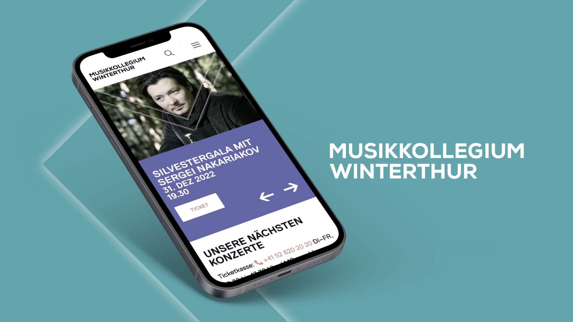 MKW Landingpage auf Mobile
